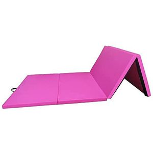 BalanceFrom BFGR-01PK All-Purpose Extra Dikke Hoge Dichtheid Anti-Scheur Gymnastiek Vouwoefening Aerobics Matten, 4 'x 10' x 2"", Roze, One Size