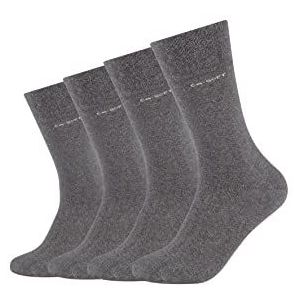 Camano Unisex Online Ca-Soft Bamboo 4-pack sokken, donkergrijs melange, 41/46, dark grey melange, 41 EU
