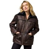 Wrangler - Fringe Relaxed Fit - Jas - 100% Polyester - Met Sherpa Voering