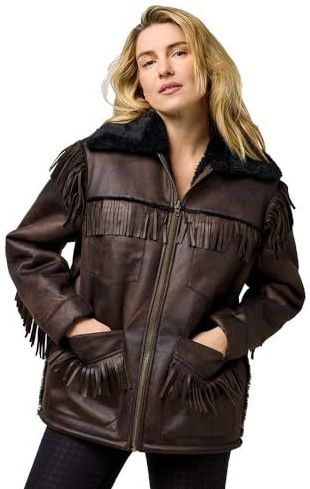 Wrangler - Fringe Relaxed Fit - Jas - 100% Polyester - Met Sherpa Voering