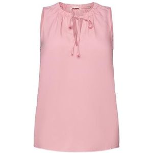 edc by Esprit mouwloze blouse met elastische kraag, 670/pink., XL