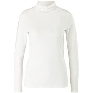 comma T-shirt voor dames met lange, 120 offwhite, 44 NL