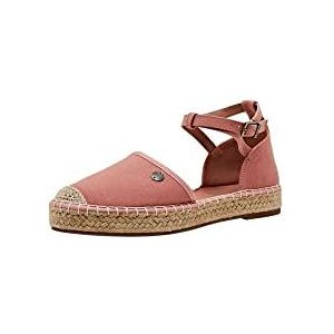ESPRIT Mokkassin sandalen voor dames, 675 Dark Old Pink, 39 EU