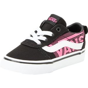 Vans Ward Slip-On Unisex kindersneakers, Glow Neon Pink/Black, 30 EU, Lichtgevend Vans Neon Roze Zwart, 30 EU