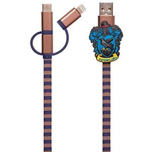 Harry Potter Hogwarts Ravenclaw sjaal USB telefoon oplaadkabel