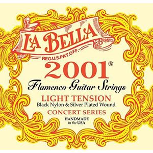 La Bella Flamenco 2001 LT, snaren voor concertgitaar, Light Tension