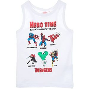 Marvel Heritage T-shirt voor jongens, Wit, 10 Jaar
