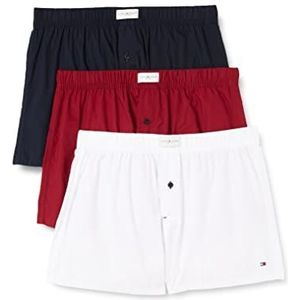 Tommy Hilfiger Boxershorts voor heren, meerkleurig (Desert Sky/White/Rouge), S