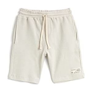 Koton Boys Shorts Basic Cotton Trekkoord Pocket Detail, grijs (029), 5-6 Jaar