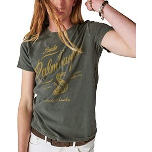 Lucky Brand Palm Canyon Graphic T-shirt voor heren, rabe, klein, Rabe, S