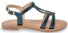 Les Tropeziennes - Backle - Sandalen - Turquoiseblauw - Leren