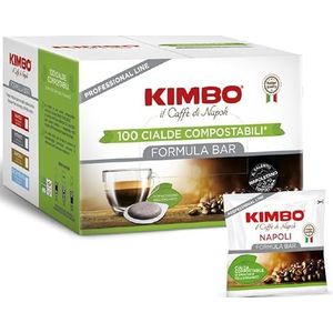 Kimbo Napoli Koffiepads composteerbaar ESE, 100 pads