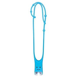 moses. Lese Buddy - De leeslamp voor kinderen | Multifunctionele leeslamp in blauw | zaklamp om om te hangen, silicone