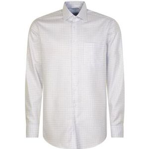 Seidensticker Overhemd wit, Ruit