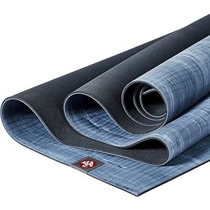 Manduka eKO Lite Yogamat - voor dames en heren, lichtgewicht, duurzaam, antislip grip, 4 mm dik, 71 inch, Ebb Marbled Blue