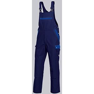 BP Profiel 1844-720-10 Tuinbroek - Stretch Bretels - Verstelbare tailleband - Zakken voor kniebeschermers - 65% Polyester, 35% Katoen - Normale pasvorm - Maat: 48 - Kleur: donkerblauw/koningsblauw