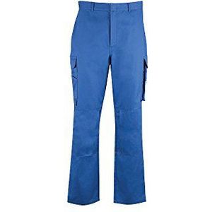 Alexandra STC-NF530RO-26S Essential Kniebeschermersbroek voor dames, eenkleurig, 65% polyester/35% katoen, kort, maat 26, koningsblauw