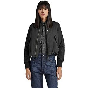 G-STAR RAW Bomberjack met trekkoord voor dames, Blauw (ruwe denim D189-001), M