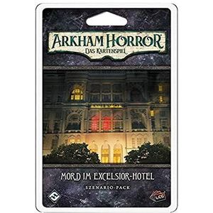 Fantasy Flight Games Arkham Horror: LCG – Mord in Excelsior-Hotel | Uitbreiding | Expertenspel | Kaartspel | 1-4 spelers | Vanaf 14+ jaar | 45+ minuten | Duits