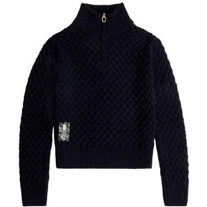G-Star RAW - Skipper - Dikke Gebreide Trui - Blauw - Colkraag