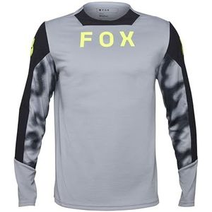 Fox Racing Unisex Adult Long Sleeve Cycling Jersey Fox Defend Taunt Steel Grey XL Shirt