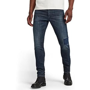 G-Star Raw 3301 Slim Fit Jeans heren, Blauw (Worn in Hale Navy Restored B767-C599), 27W / 30L
