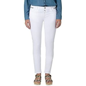 Timezone Dames Tight Aleenatz vrijetijdsbroek, pure white, 26W x 30L