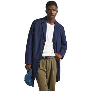 Pepe Jeans Heren Velsea Jas, Blauw (Dulwich Blue), L, Blauw (Dulwich Blue), L