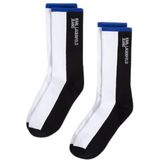 Karl Lagerfeld Jeans Heren Kleurenblok Sokken. 2Pack Veelkleurig, One size
