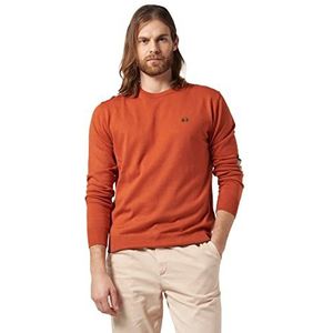 La Martina - Men's wool-blend sweater, Tangerine Tango, Man, M