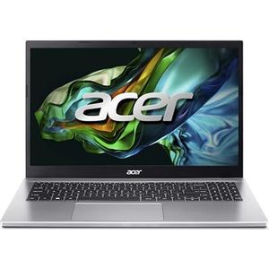 Acer Aspire 3 A315-44P-R4W4 Laptop, 39,6 cm (15,6 inch), Full HD, AMD Ryzen 7 5700U, 16 GB RAM, 512 GB SSD, AMD Radeon Graphics, Windows 11 Home, Zilver, Spaans QWERTY-Toetsenbord