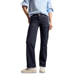Street One - Damesjeans - Casual Fit - Katoenmix - Middellange Taille - Rechte Pijp