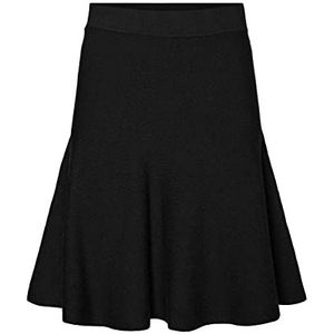 VERO MODA Dames VMNANCY NW Short Skirt GA NOOS Rock, Zwart, M