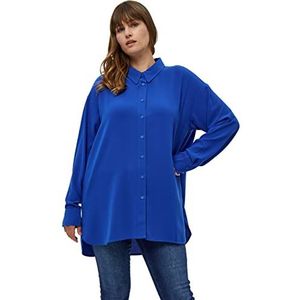 Peppercorn Dames Hayven Shirt 1 Curve, Kobaltblauw, 16