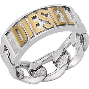 Diesel Men's Stainless Steel Band Rings
