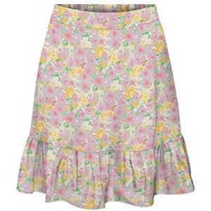 VERO MODA VMEMMA Henna H/W Short Rok WVN GA Rock, Birch/AOP: Asta Flower, M, Birch/Aop: asta Flower, M