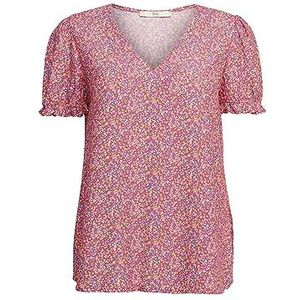 edc by ESPRIT Dames 992CC1F302 blouse, 664/PINK Fuchsia 5, XXS, 664/roze fuchsia 5, XXS