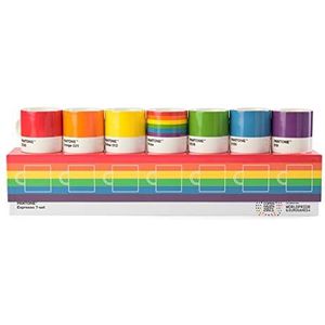 Copenhagen Design - Pride Espresso Cup 120 ml Set of 7 Pieces in Giftbox