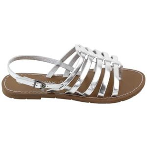 CHATTAWAK Dames 13SHIRLEYARGENT39 sandalen, zilver, 39 EU smal, Zilver, 39 EU Étroit