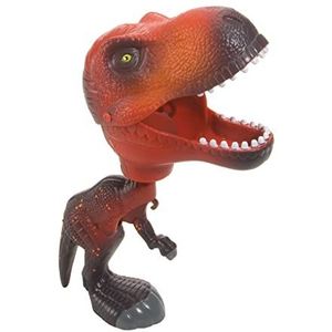 Wild Republic 88253 T-Rex speelgoed Kids geschenken, knijp trekker om mond te sluiten, rood, chompers