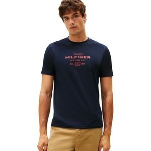 Tommy Hilfiger - Stack Graphic - T-shirt - Korte Mouwen - Regular Fit