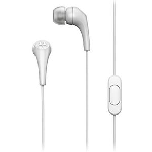 Motorola Sound 2-S - In-Ear Oordopjes - Wit - Noise Isolation - Comfortabele Pasvorm
