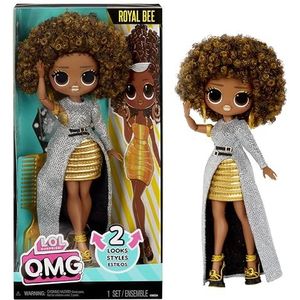 LOL Surprise OMG Modepop - Royal Bee - Met Meerdere Verrassingen, inclusief Veranderende Mode en Fantastische Accessoires - Geweldig voor Kinderen vanaf 4 Jaar