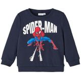 Bestseller A/S NMMJOX Spiderman Sweat BRU NOOS MAR Sweatshirt, Dark Sapphire, 86, Dark Sapphire, 86 cm