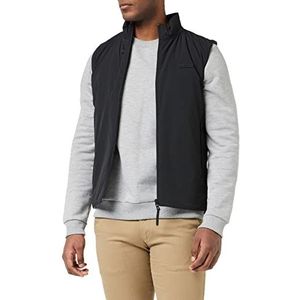 Hackett London Heren Hs Interstellare Vest Jas, zwart/grijs, XS