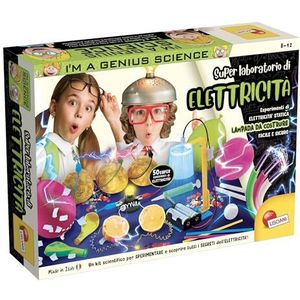 Lisciani - I'm a Genius 97524 Wetenschap in huis, elektrisch, gloeilamp, rietjes, kunststof buis, ballonnen, meerkleurig,
