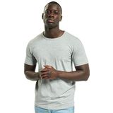 Urban Classics Fitted Stretch Tee T-shirt voor heren, grijs, XXL