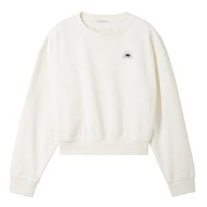 TOM TAILOR Sweatshirt voor meisjes, 10348 - Gardenia White, 164 cm