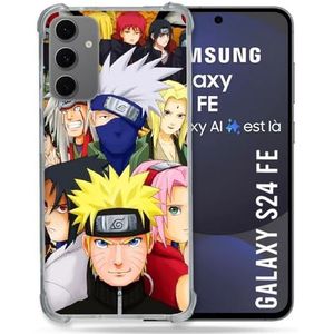 Cokitec Versterkte hoes voor Samsung Galaxy S24 FE Manga Naruto Team