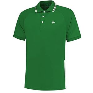 Dunlop Club Polo voor heren, sport, tennis, poloshirt, groen/wit, groen-wit, M